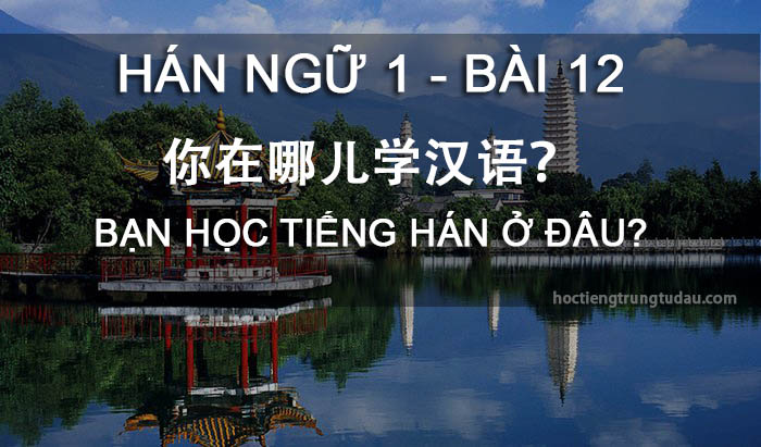 Bài 12 bạn học tiếng hán ở đâu - 你在哪儿学汉语