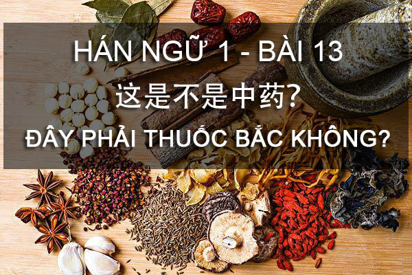 đây có phải thuốc bắc không - 这是不是中药