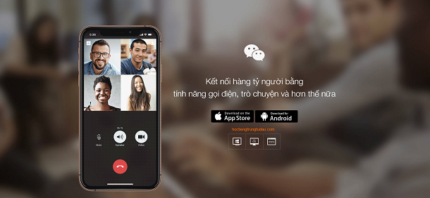 wechat phần mềm chat trung quốc
