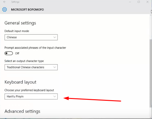 Gõ tiếng trung trên windows 10 dễ dàng